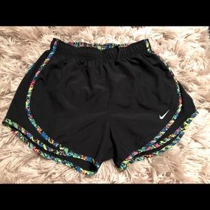 Nike gym shorts with built in panties